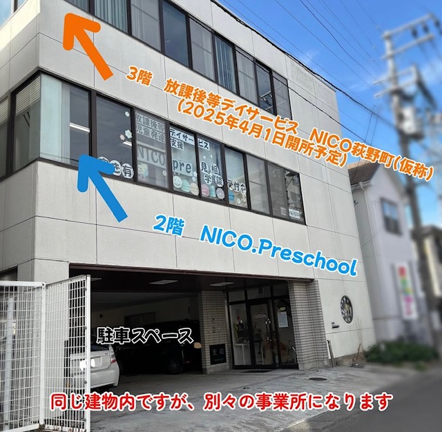 放課後等デイサービス NICO萩野町 外観